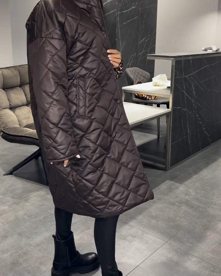 Zanira™ | Mid-Length Lapel Coat