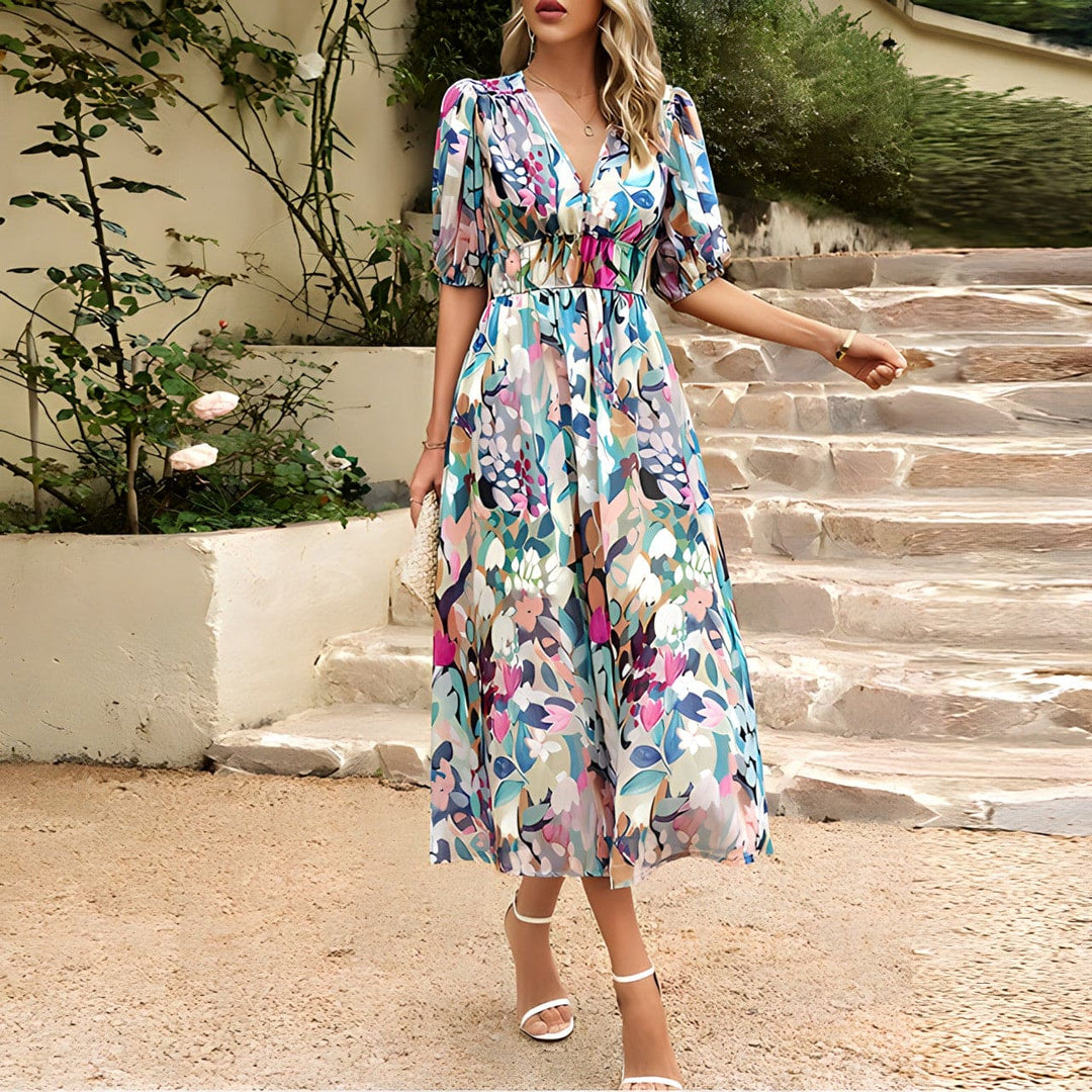 Violetta™ | Chic Everyday Print Dress