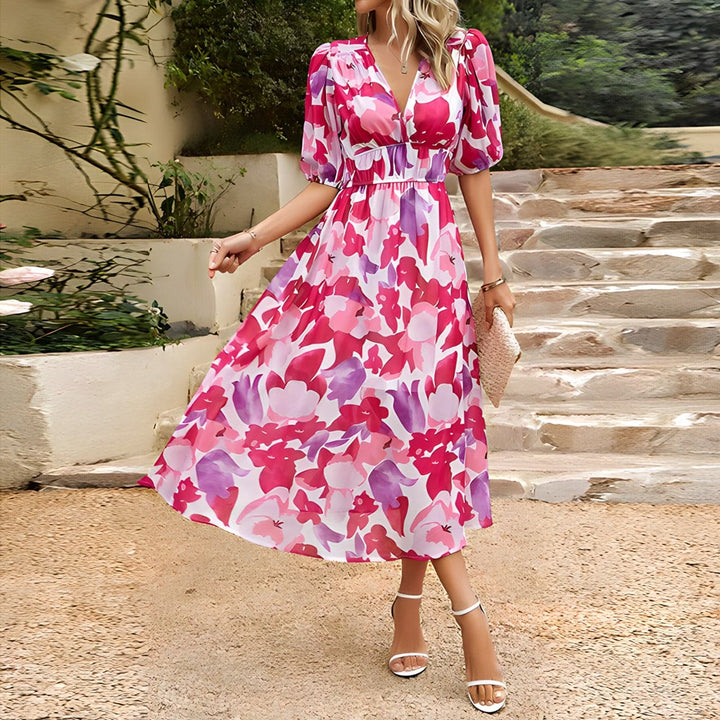 Violetta™ | Chic Everyday Print Dress