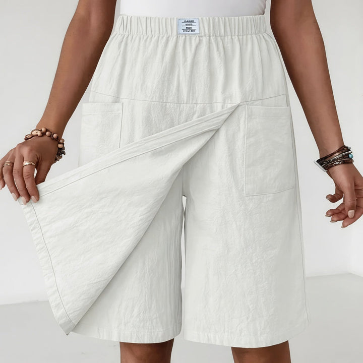 EaseMove™ Elastic Waist Skirt Shorts
