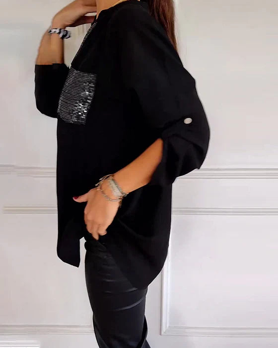 Elaine - Casual Chic Glamour Top