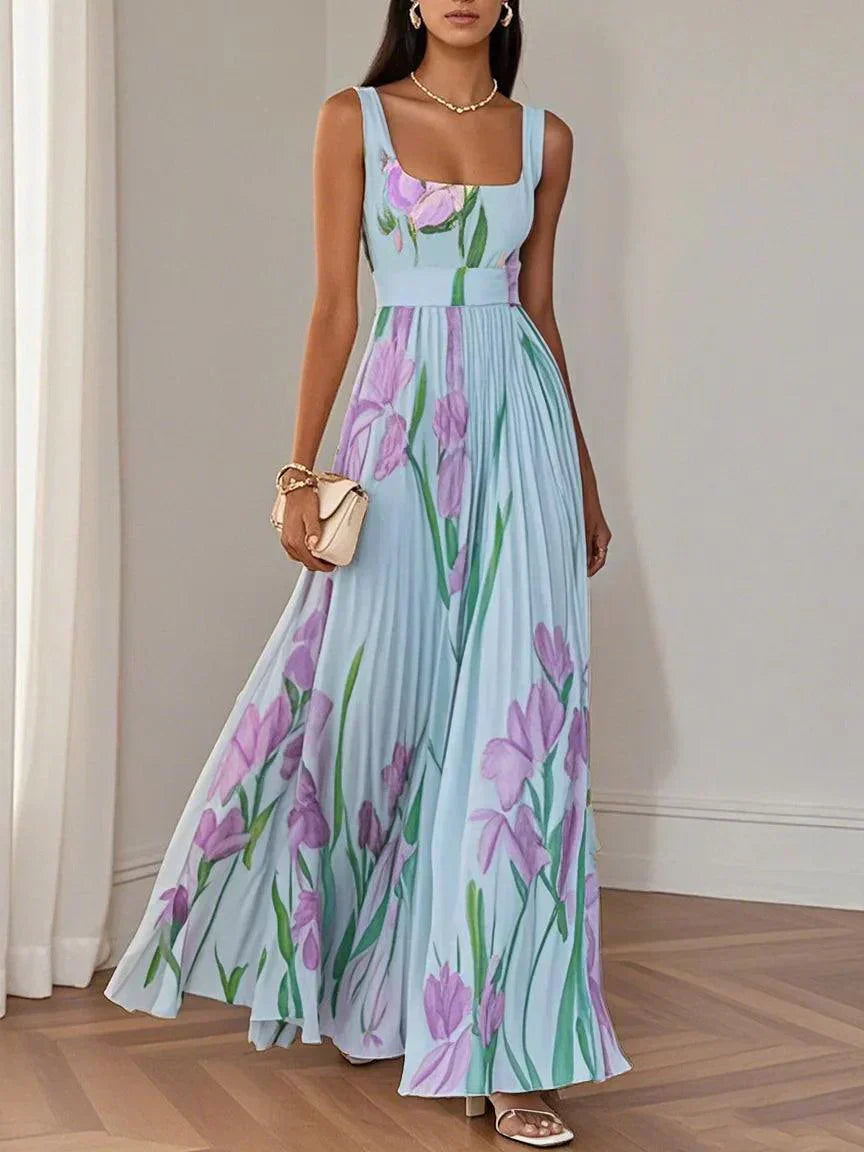 Rayelle™ | Elegant Floral Maxi Dress