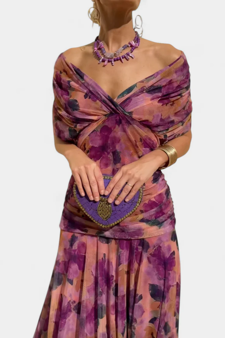 Avyra™ | Luxe V-Neck Dress