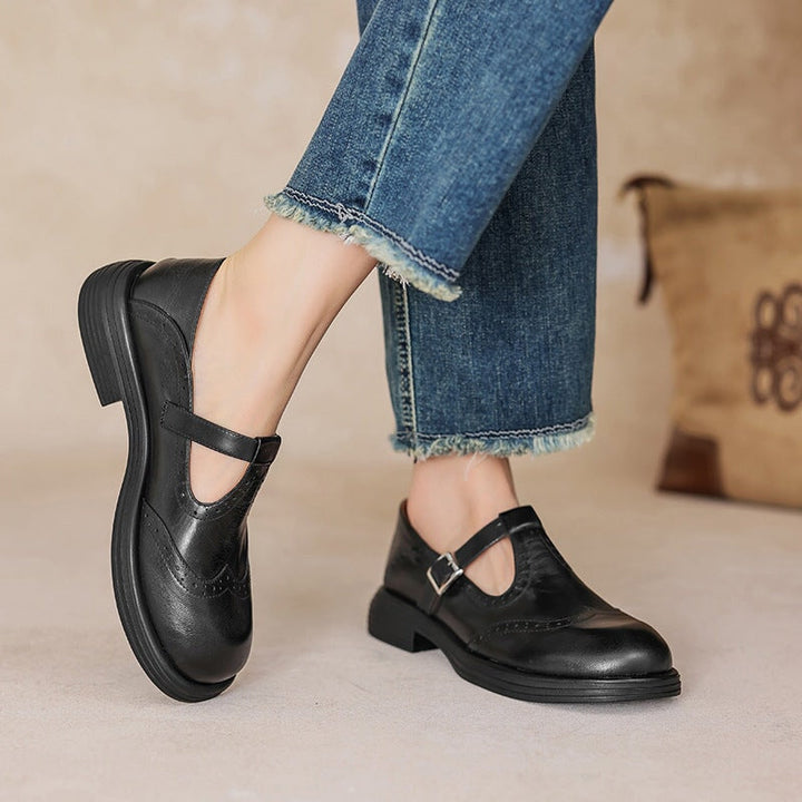Premium Leather Mary Janes
