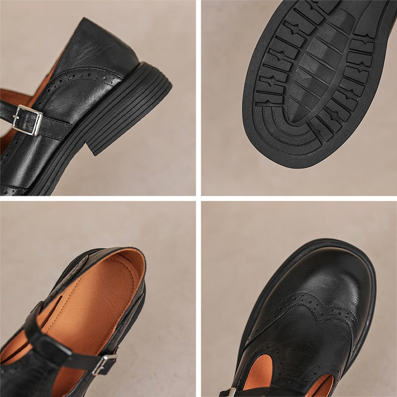 Premium Leather Mary Janes