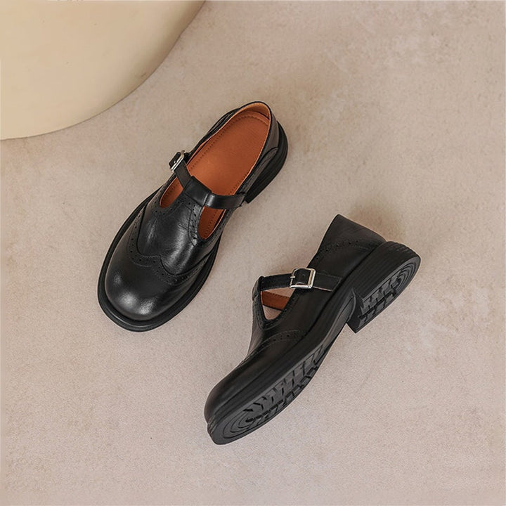 Premium Leather Mary Janes