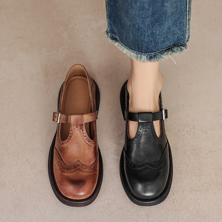 Premium Leather Mary Janes
